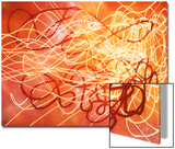 Abstract Image in Red and Yellow