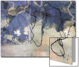 Abstract Image in Blue and White