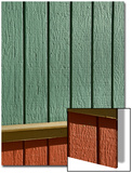 Red and Green Wall Exterior