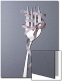 Fork with Measuring Tape Wrapped around It
