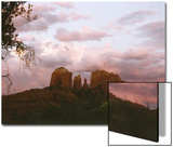 Sunset Sky over Cathedral Rock  Sedona  Arizona  USA