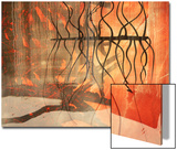 Abstract Image in Red and Yellow