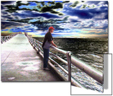 Young Man Looking Out to Sea