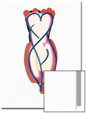 Sexy Heart Shape Figure of Girl Illustration