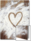 Heart Shape in Flour