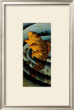 Carp Leaping in a Pool