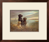 "All Grown Up on Grassy Sound" Pre-made-framed Framed Art Print