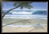 "Summer Shade" Pre-made-framed Framed Art Print