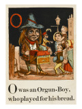 An Organ-Boy Entertaining Children Accompanied by a Monkey