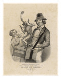 An Italian Organ-Grinder and His Monkey