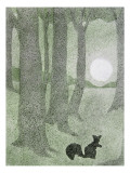 Artwork of a Regent's Park Squirrel  by Marc S Smyth