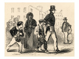 A Young Offender is Dragged Away by Policemen
