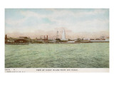 Coney Island  New York  America  Seen from the Sea