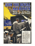 Join the Royal Marines Recruitment Poster for the Navy
