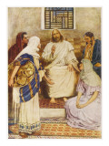 Jesus with the Sisters Mary and Martha at Bethany