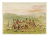 Group of Mandan Men with their Weapons