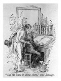 Scrooge Scorns His Nephew's Enthusiasm for Christmas  Saying "Bah! Humbug!"