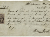 Workhouse Teacher's Salary Receipt  Whitehaven