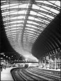A Steam Train Entering York Railway Station  Yorkshire  England