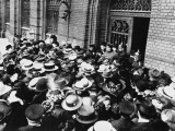A Run on a Savings Bank in Berlin  Germany During World War I