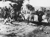 Turkish Soldiers with Casualities at Gallipoli During World War I