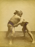 Two Japanese Sumo Wrestlers