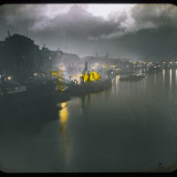 A View Along the River Towards Billingsgate at Night