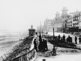 German Trenches and Wire on the Promenade in Blankenburghe  Belgium During World War I