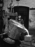 Pouring Molten Metal