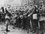 Mobilisation of the German 4th Infantry Grand Regiment in Berlin  Germany During World War I