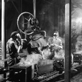 Molten Metal on a Production Line