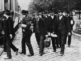 German Mobilisation to the Reserve Army at a Train Station During World War I