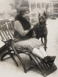 Helen Keller with Her Great Dane