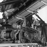 Railway Line Construction - Laying Ballast
