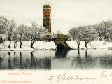A Very Fine Decorated Brick Water Tower at Kalmar  Sweden