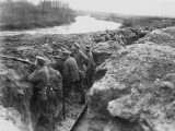German Soldiers on the Aisne  Western Front During World War I