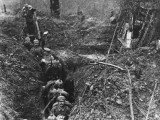 German Troops Coming Down from the Trenches During World War I