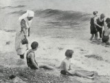 Sea Bathing at Millfield Seaside Home  Littlehampton  Sussex