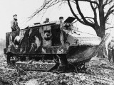 French Schneider Tank at Marly-Le-Roi During World War I