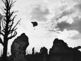 Observation Balloon over Ypres on the Western Front in Belgium During World War I in 1917