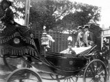 Prince Hirohito of Japan in His Carriage  1916