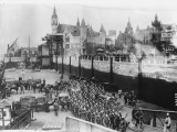 German Troops Arriving in Auvers During World War I