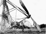 A Propeller Attached to the Wreckage of a German Zeppelin