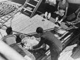 Refugees Aboard Ship During World War Ii