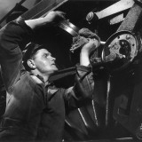 Oiling a Locomotive Wheel and Piston