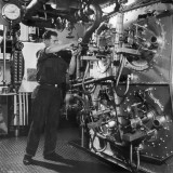 Adjusting a Valve in a Submarine