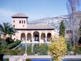 One of the Thirteen Towers at the Alhambra in Granada  Spain