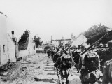 German Soldiers Entering into Belgium During World War I