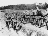 Russian Prisoners of War under German Guard During World War I