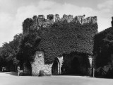 Part of the Medieval Town Walls of Tenby  Pembrokshire  Wales